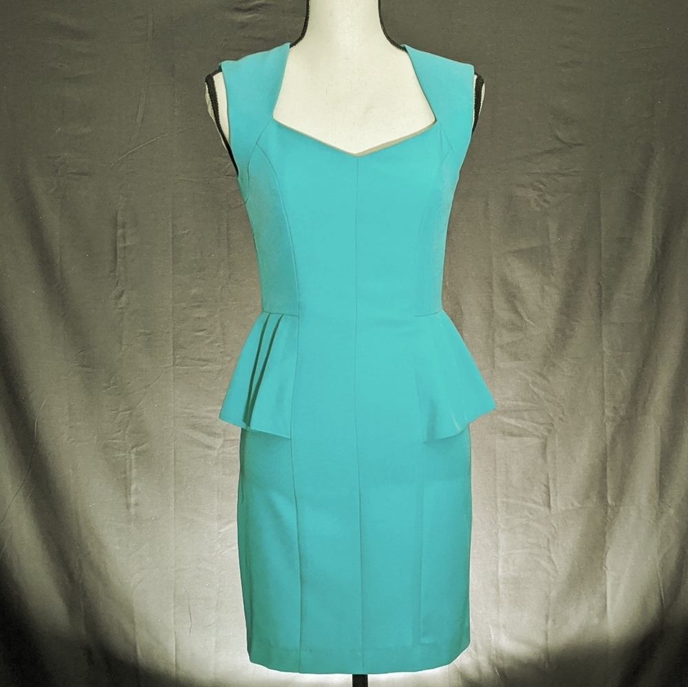 Alythea Sweetheart Neckline Peplum Dress